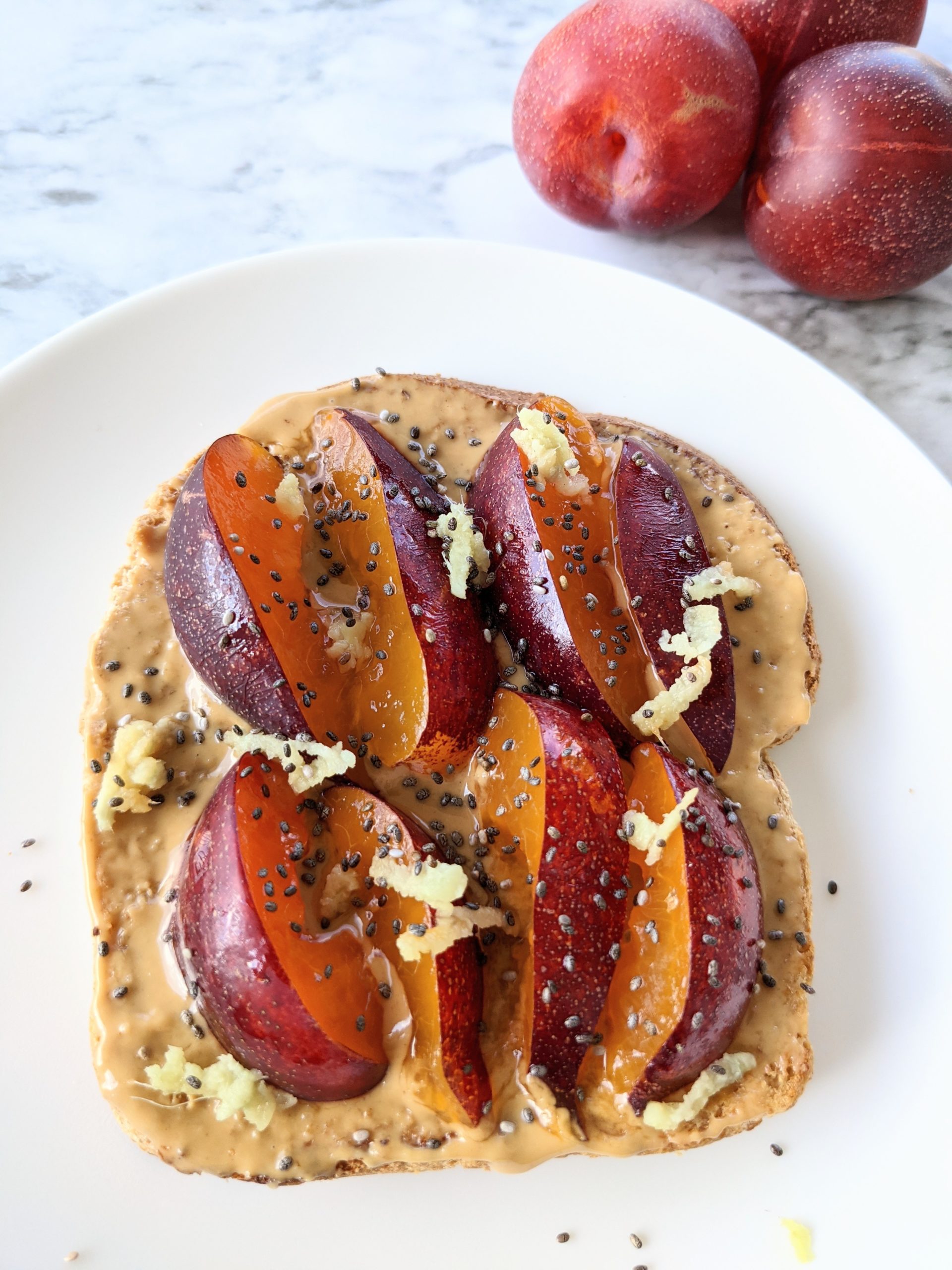 Plum Ginger Toast