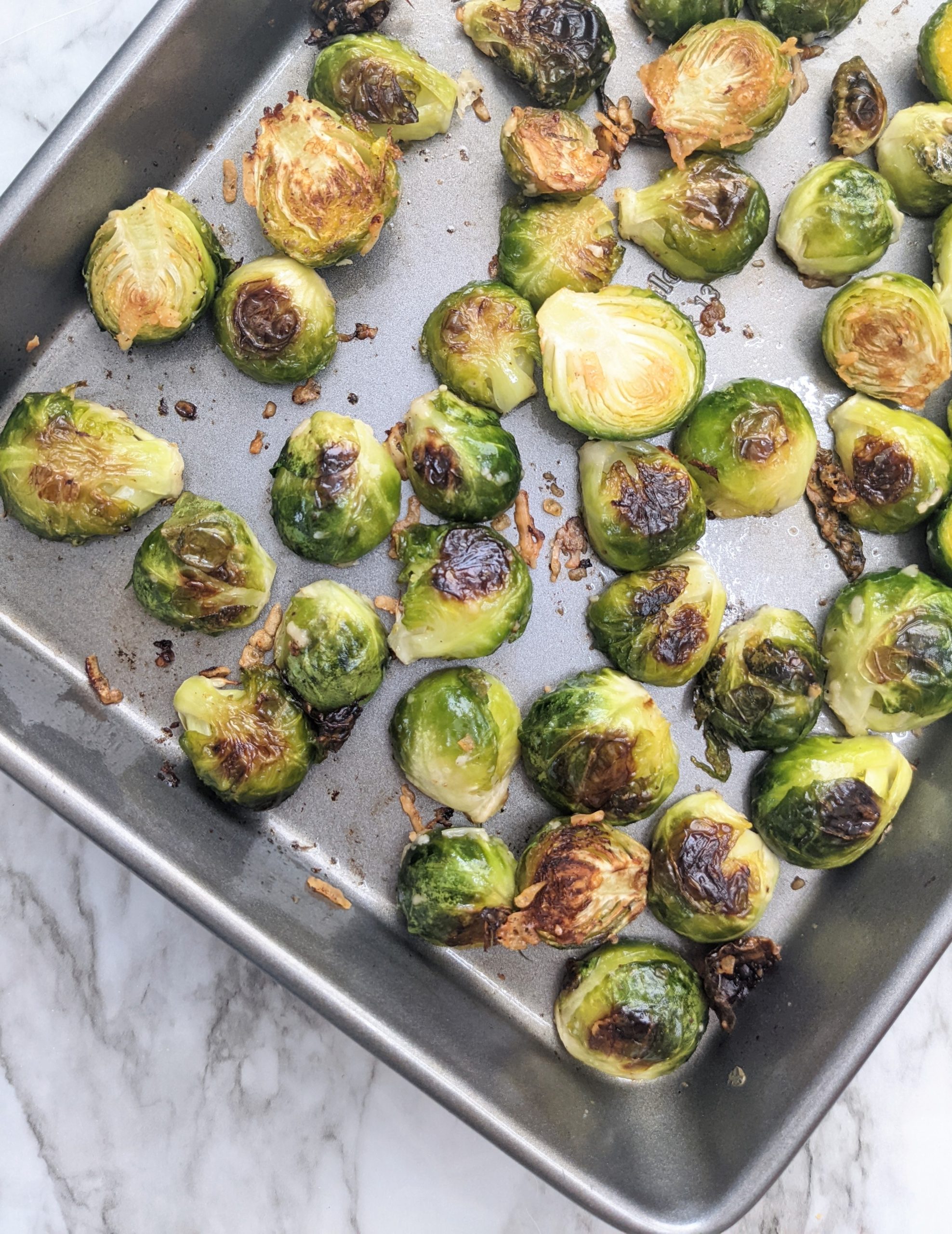 Parmesan Baked Brussel Sprouts